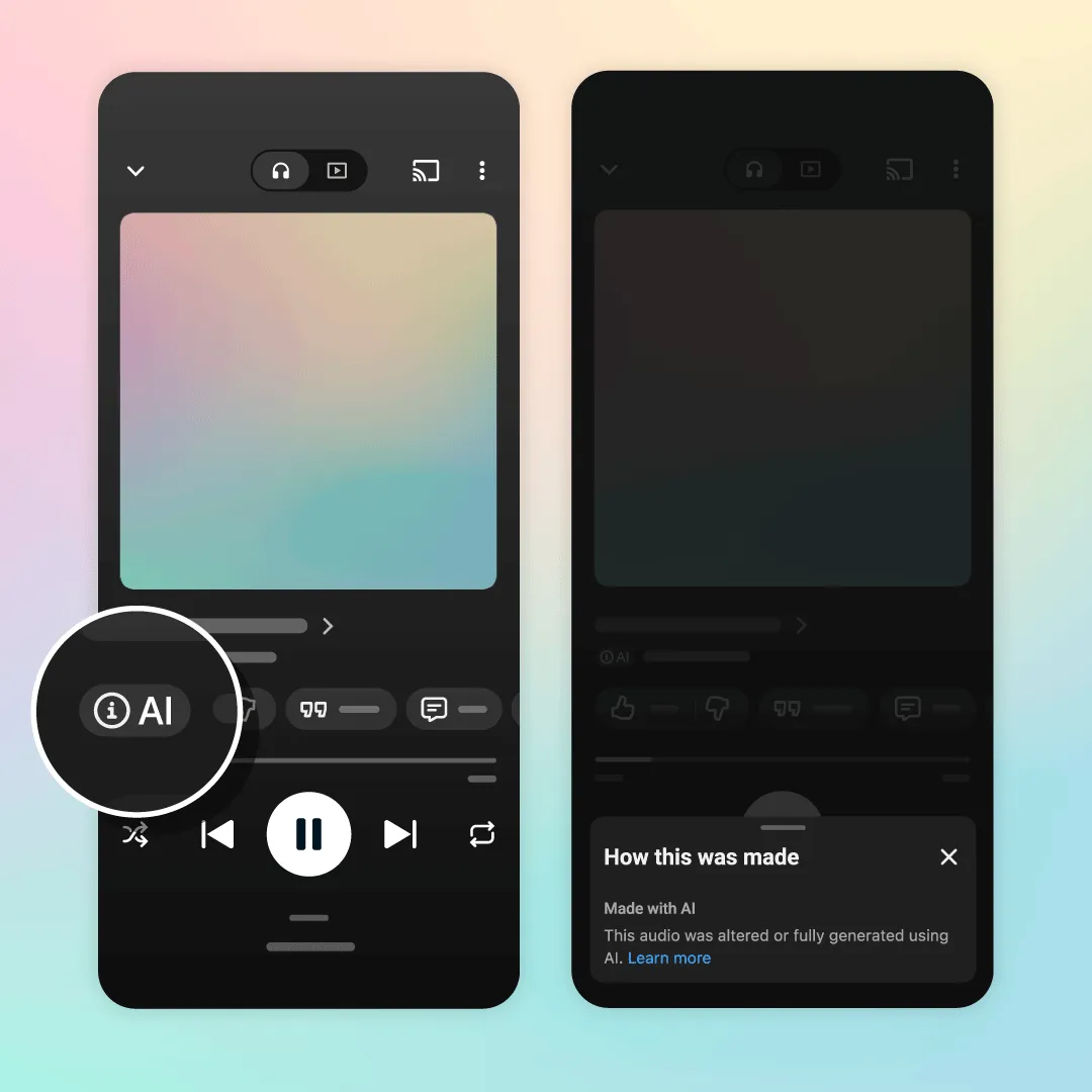 90 000 ШІ-треків на день: YouTube і Deezer починають їх маркувати й фільтрувати